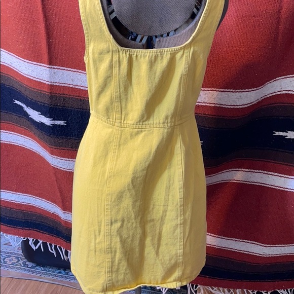 Adorable denim button down mini dress - Picture 3 of 3